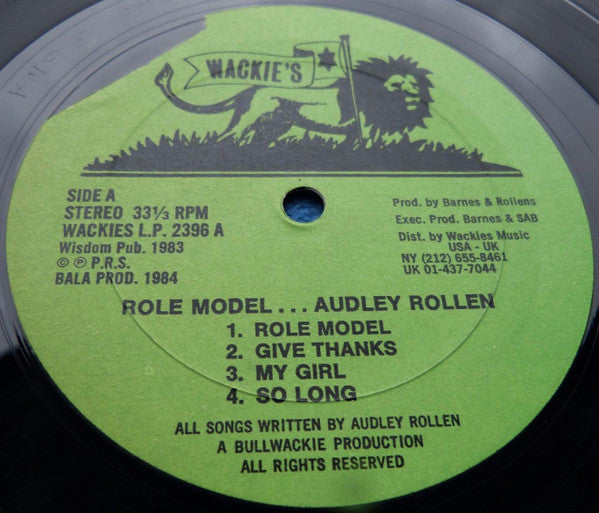 Audley Rollens : Role Model (LP, Album)