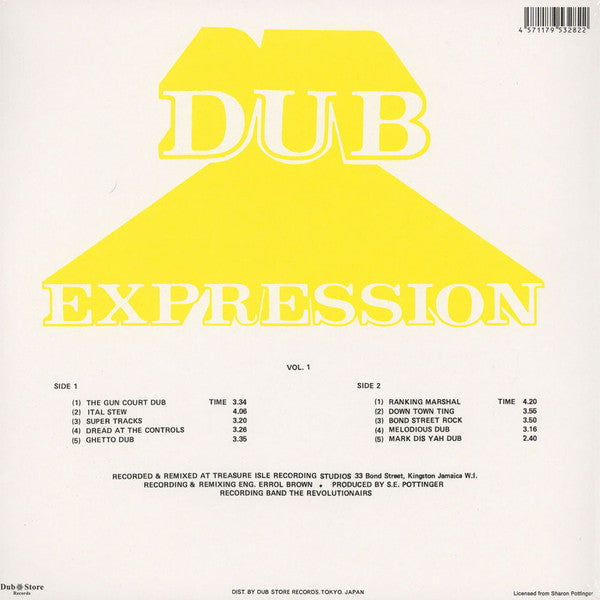 Errol Brown (2) & The Revolutionaries : Dub Expression (LP, RE)