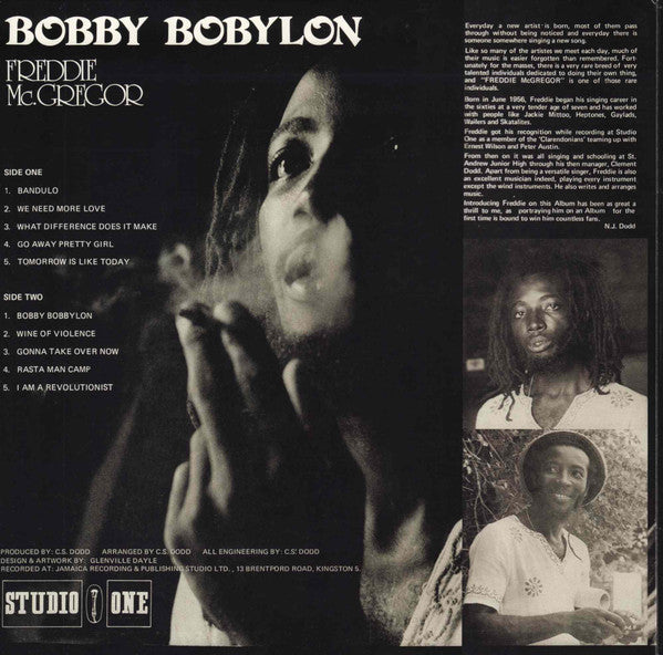 Freddie McGregor : Bobby Bobylon (2xLP, Album, Dlx, RE)
