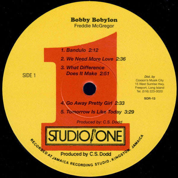 Freddie McGregor : Bobby Bobylon (2xLP, Album, Dlx, RE)