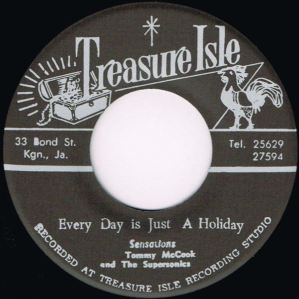Sensations*, Tommy McCook And The Supersonics* / Winston Wright With Tommy McCook And The Supersonics* : Every Day Is Just A Holiday / Psychedelic Reggae (7", Ltd, RM)