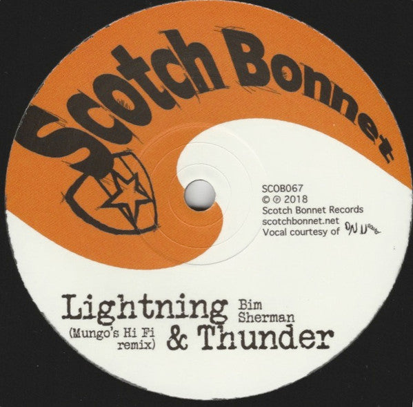 Bim Sherman / Mungo's Hi-Fi : Lightning & Thunder / Thunderclap Dub (10", RSD, Single, Ltd)