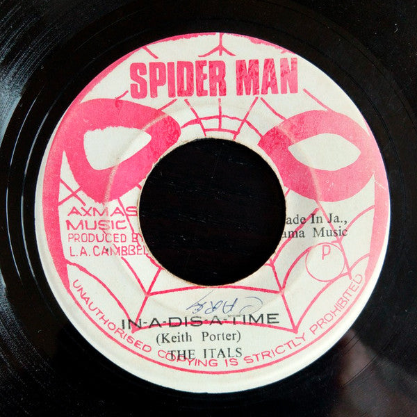 The Itals : In-A-Dis-A-Time (7", Single, Red)