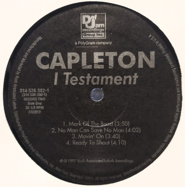 Capleton : I Testament (2xLP, Album)