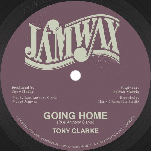 Tony Clarke (8) : Going Home (12", RE, Pic)