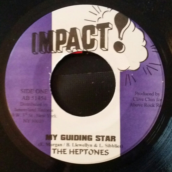 The Heptones / Augustus Pablo : My Guiding Star / My Guiding Red (7", Single, RP, Pur)