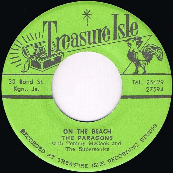 The Paragons With Tommy McCook And The Supersonics* / Tommy McCook & The Supersonics : On The Beach / Theme From The Sandpiper (7", Ltd, RM)