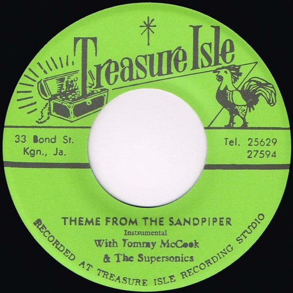 The Paragons With Tommy McCook And The Supersonics* / Tommy McCook & The Supersonics : On The Beach / Theme From The Sandpiper (7", Ltd, RM)