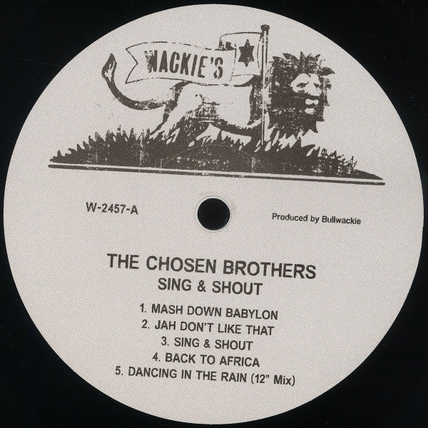 The Chosen Brothers : Sing & Shout (LP, RE)