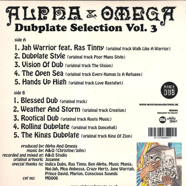 Alpha & Omega : Dubplate Selection Vol. 3 (LP, Album)