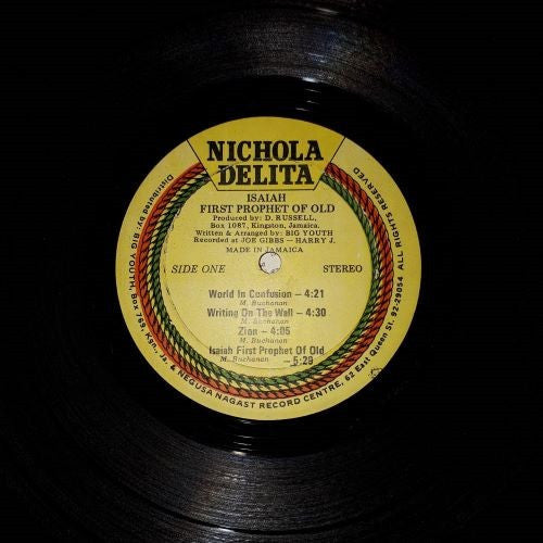 Big Youth : Isaiah First Prophet Of Old (LP)