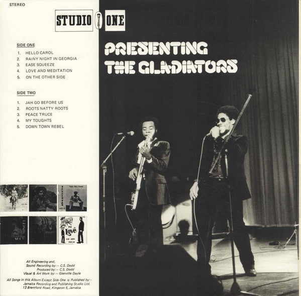 The Gladiators : Presenting The Gladiators (2xLP, Album, Dlx, RE, RM, Gat)