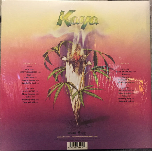 Bob Marley & The Wailers : Kaya (LP, Album, RE, RM, 40t + LP, Album + Exp)