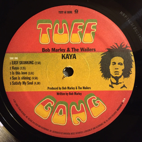 Bob Marley & The Wailers : Kaya (LP, Album, RE, RM, 40t + LP, Album + Exp)
