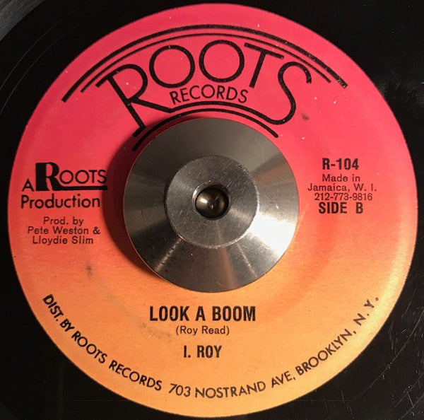 The Heptones / I-Roy : Tripe Girl / Look A Boom (7", Single)