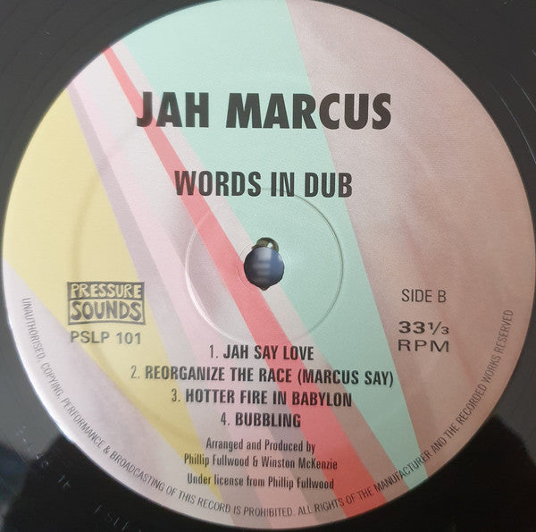 Phillip Fullwood & Winston McKenzie : Words In Dub (LP, Album, RE)