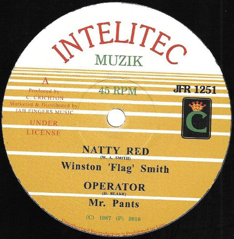Winston "Flag" Smith / Mr. Pants : Natty Red / Operator (12")