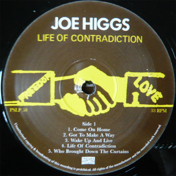 Joe Higgs : Life Of Contradiction (LP, Album, RE, RM)