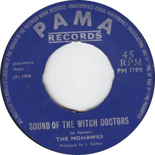 The Mohawks : The Champ / Sound Of The Witch Doctors (7")