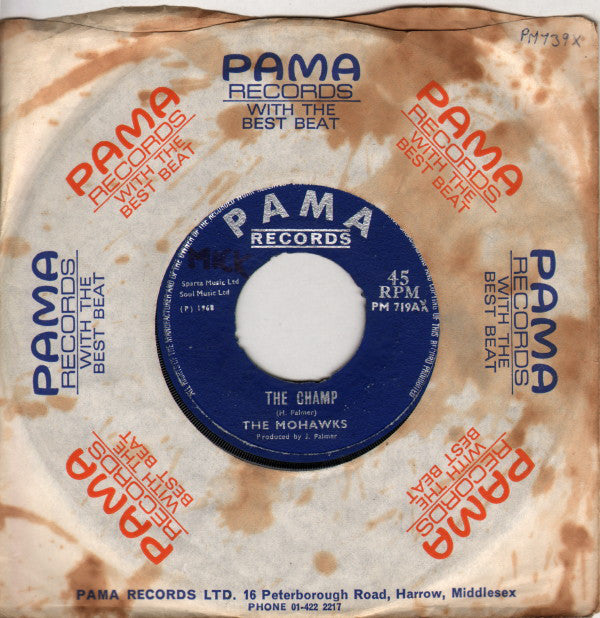The Mohawks : The Champ / Sound Of The Witch Doctors (7")