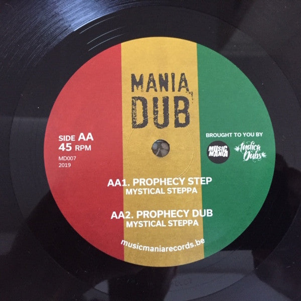 Dan Corn / Conscious Sounds / Mystical Steppa : Inna Mount Zion / Prophecy Step (10")