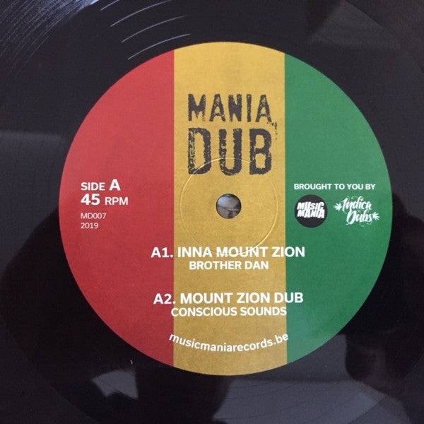 Dan Corn / Conscious Sounds / Mystical Steppa : Inna Mount Zion / Prophecy Step (10")