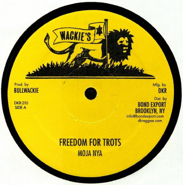 Moja Nya : Freedom For Trots / Jah Guide (12", RE)