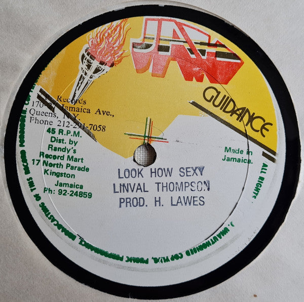 Linval Thompson / Toyan : Look How Sexy / Spar With Me (12")