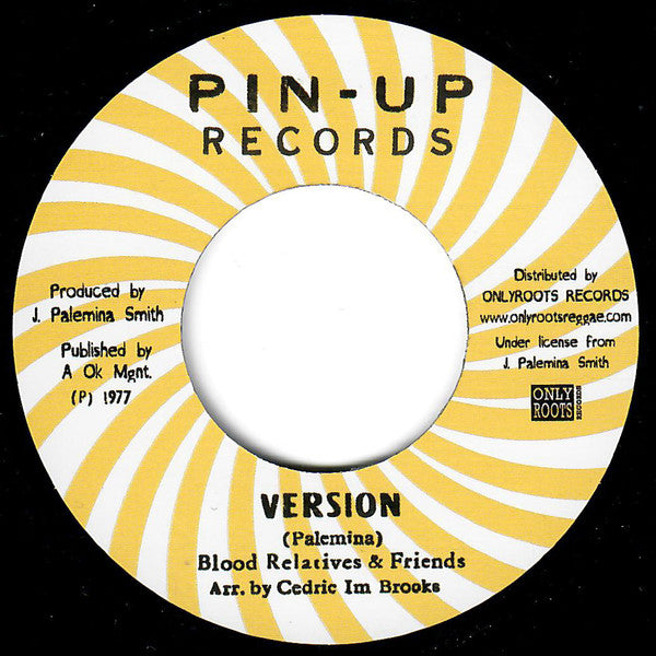 Palemina / Blood Relatives & Friends : Living On Sky Juice (7", Single, RE)