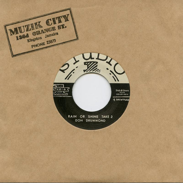 Don Drummond : Rain Or Shine Take 2 / Rain Or Shine Take 3 (7", Single, RE, RP)
