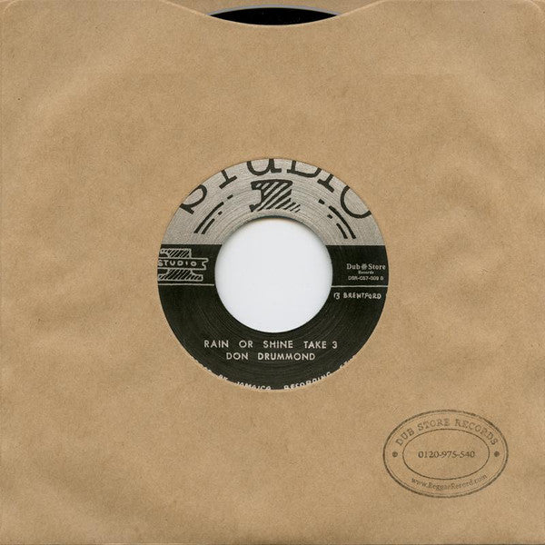 Don Drummond : Rain Or Shine Take 2 / Rain Or Shine Take 3 (7", Single, RE, RP)