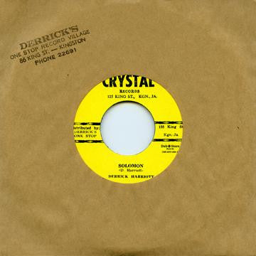 Derrick Harriott, Bobby Ellis & The Jetts : Solomon / The Emperor (7", Single, RE, RP)