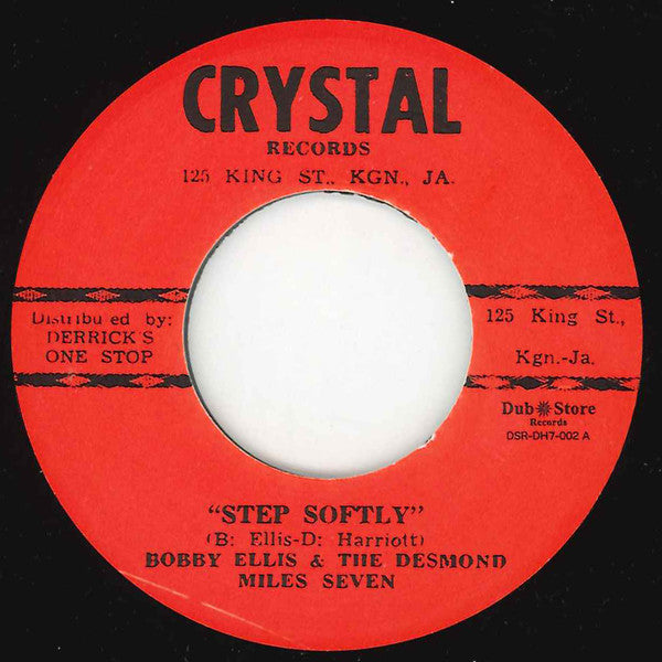 Bobby Ellis & The Desmond Miles Seven / Derrick Harriott : Step Softly / Walk The Streets (7", RE, RP)