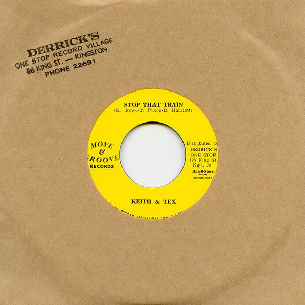 Keith & Tex / Bobby Ellis & The Jets* : Stop That Train / Feeling Peckish (7", RE, RP)