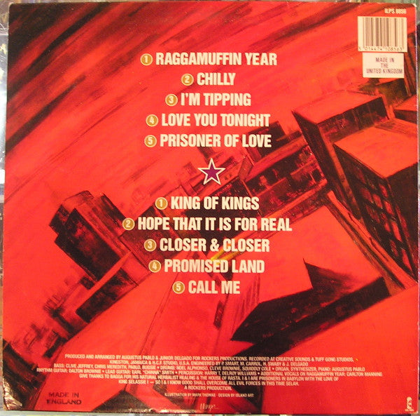 Junior Delgado : Raggamuffin Year (LP, Album)