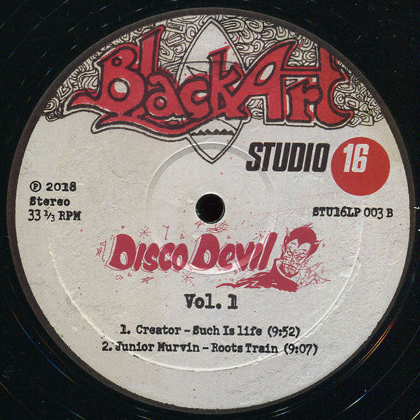 Lee Perry : Disco Devil Vol. 1 (5 Classic Discomixes From The Black Ark Studio 1977-9) (LP, Comp)