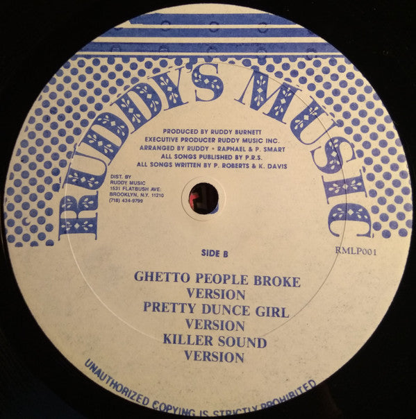 Little Kirk : Ghetto People Broke (LP, Album, Blu)