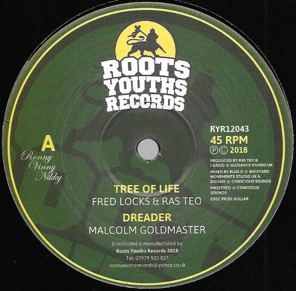 Fred Locks & Ras Teo : Tree Of Life (12")