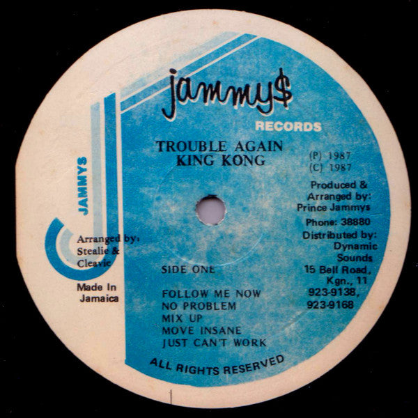 King Kong : Trouble Again (LP, Album)