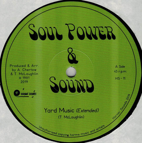 Soul Power & Sound : Yard Music / Trample Romans (12", Maxi, Ltd)