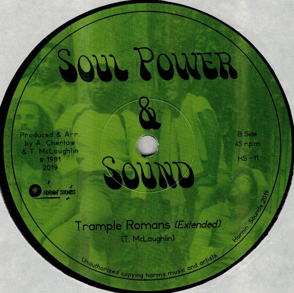 Soul Power & Sound : Yard Music / Trample Romans (12", Maxi, Ltd)