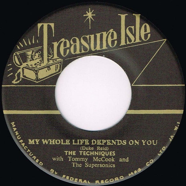 The Techniques With Tommy McCook And The Supersonics* / Tommy McCook And His Orchestra* : My Whole Life Depends On You / Goldfinger (7", Ltd, RM)