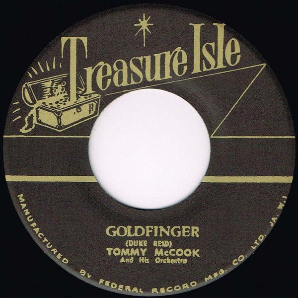 The Techniques With Tommy McCook And The Supersonics* / Tommy McCook And His Orchestra* : My Whole Life Depends On You / Goldfinger (7", Ltd, RM)