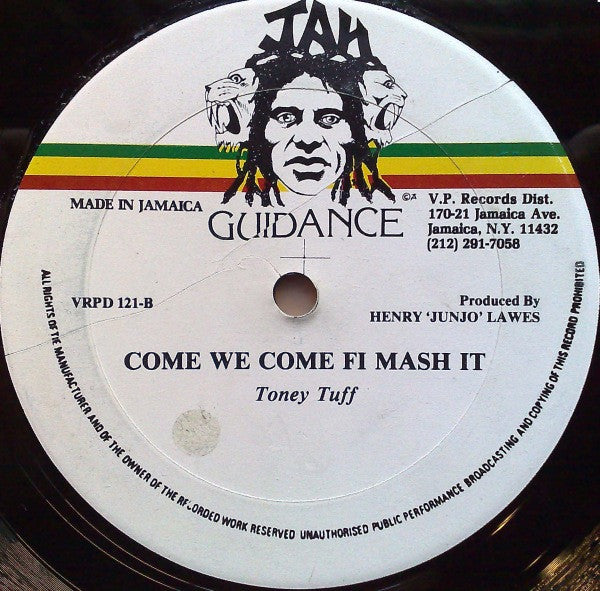 Cornell Campbell / Toney Tuff* : You Are My Lady / Come We Come Fi Mash It (12")