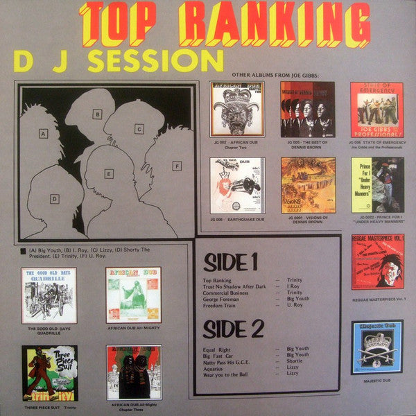Various : Top Ranking DJ Session Volume 1 (LP, Comp, RE)