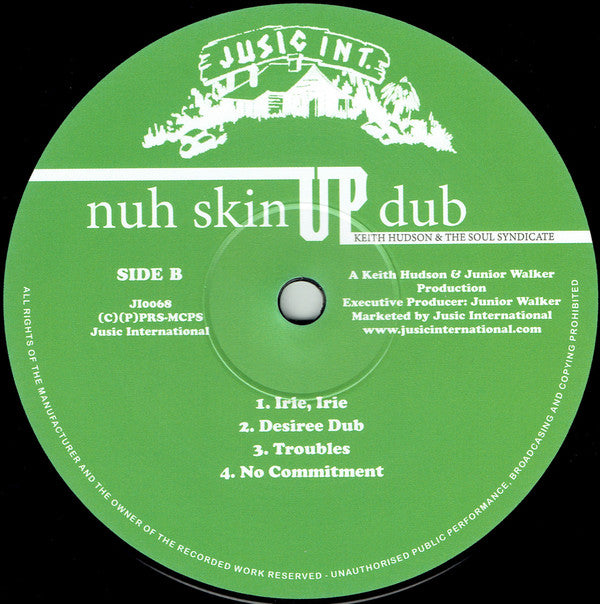 Keith Hudson & The Soul Syndicate : Nuh Skin Up (LP, Album, RE)