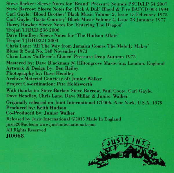 Keith Hudson & The Soul Syndicate : Nuh Skin Up (LP, Album, RE)