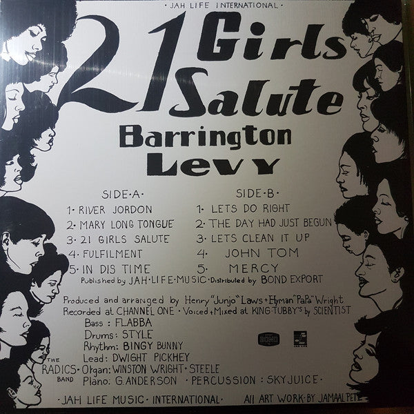 Barrington Levy : 21 Girls Salute (LP, Album, RP)