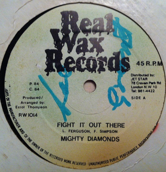 The Mighty Diamonds : Fight It Out There (12")