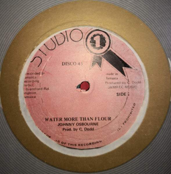 Johnny Osbourne, Windel Haye, Captain Morgan : Water More Than Flour / Flood Victim (12")